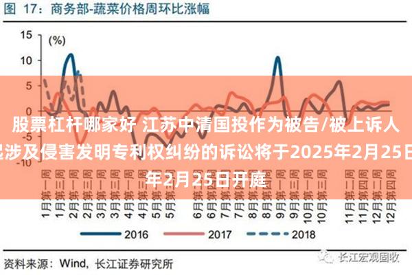 股票杠杆哪家好 江苏中清国投作为被告/被上诉人的1起涉及侵害发明专利权纠纷的诉讼将于2025年2月25日开庭